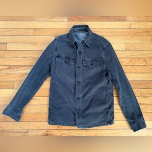 Faherty Charcoal Shirt Jacket